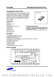 KA2198BD datasheet pdf Samsung Electronic