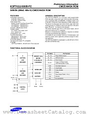 K3P7V(U)1000B-GC, K3P7V(U)1000B-TC, K3P7 datasheet pdf Samsung Electronic