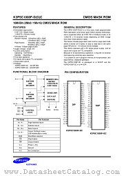 K3P5C1000F-D(G)C,TC datasheet pdf Samsung Electronic