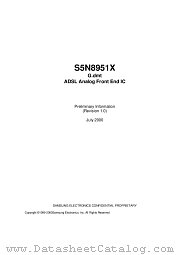 S5N8951 datasheet pdf Samsung Electronic
