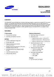 S524L50X51-DCB0, S524L50X51-SCB0, S524L5 datasheet pdf Samsung Electronic