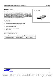 S1T8501X01 datasheet pdf Samsung Electronic