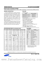 M464S1654CTS datasheet pdf Samsung Electronic