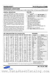 M390S6450DT1 datasheet pdf Samsung Electronic