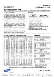 M390S5658MT1 datasheet pdf Samsung Electronic
