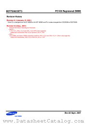 M377S0823ET3 datasheet pdf Samsung Electronic