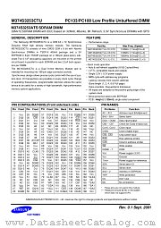 M374S3253CTU datasheet pdf Samsung Electronic