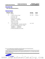 K9F6408Q(U)0C datasheet pdf Samsung Electronic