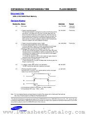 K9F5608U0A datasheet pdf Samsung Electronic