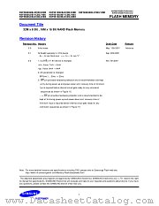 K9F5616Q0B/K9F5616U0B datasheet pdf Samsung Electronic