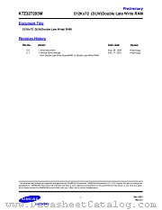 K7Z327285M datasheet pdf Samsung Electronic