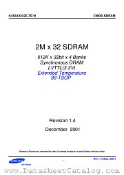 K4S643232E-TC/L/E/N/I/P datasheet pdf Samsung Electronic