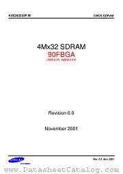 K4S283234F-M datasheet pdf Samsung Electronic