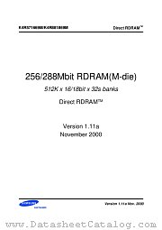 K4R881869M datasheet pdf Samsung Electronic