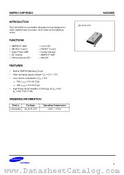 KA22426D datasheet pdf Samsung Electronic