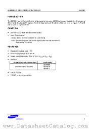S6A2067 datasheet pdf Samsung Electronic