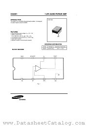 KA2201 datasheet pdf Samsung Electronic