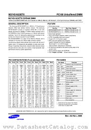 M374S1623ET0 datasheet pdf Samsung Electronic
