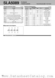 SLA5089 datasheet pdf Sanken