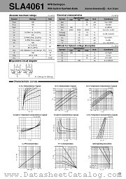 SLA4061 datasheet pdf Sanken
