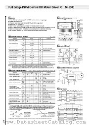 SI-5300 datasheet pdf Sanken