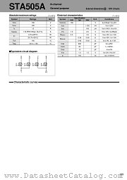 STA505A datasheet pdf Sanken