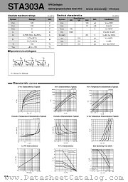 STA303A datasheet pdf Sanken