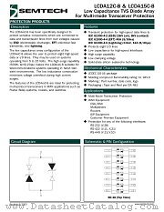LCDA15C-8 datasheet pdf Semtech