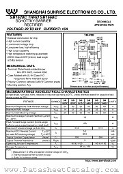 SB1620C datasheet pdf Shanghai Sunrise Electronics