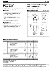 PC723V datasheet pdf SHARP