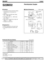 S22MD2 datasheet pdf SHARP