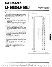 LH168J datasheet pdf SHARP