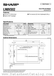 LM8V302 datasheet pdf SHARP