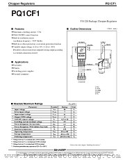 PQ1CF1 datasheet pdf SHARP