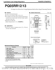 PQ05RR12 datasheet pdf SHARP
