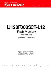 LH28F008SCT-L12 datasheet pdf SHARP