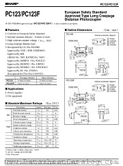 PC123F datasheet pdf SHARP
