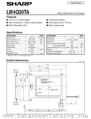 LM4Q30TA datasheet pdf SHARP