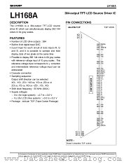 LH168A datasheet pdf SHARP