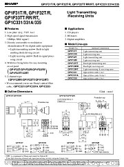GP1F33RR datasheet pdf SHARP