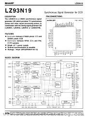 LZ93N19 datasheet pdf SHARP