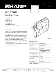 BSFH77G29 datasheet pdf SHARP