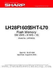 LH28F160S5HT-L70 datasheet pdf SHARP