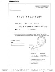 LH28F400SUHN-NC80 datasheet pdf SHARP