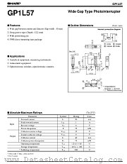 GP1L57 datasheet pdf SHARP