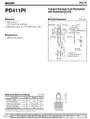 PD411PI datasheet pdf SHARP