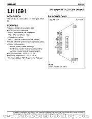 LH1691 datasheet pdf SHARP