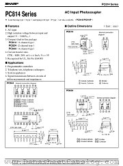 PC814-SERIES datasheet pdf SHARP