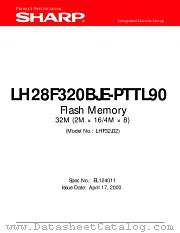 LH28F320BJE-PTTL90 datasheet pdf SHARP