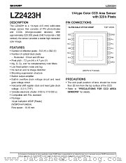 LZ2423H datasheet pdf SHARP